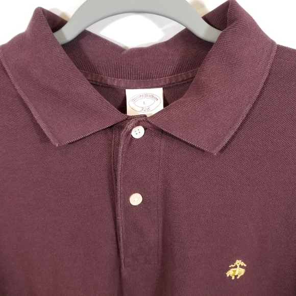 Brooks Brothers Maroon Polo Shirt Golden Fleece L - Picture 10 of 16